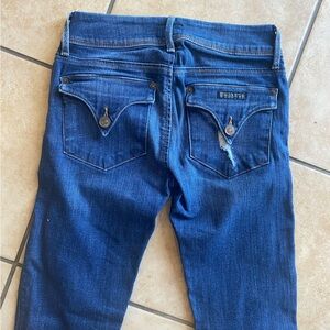 Darker blue Hudson denim jeans. Size 24 straight leg boot cut